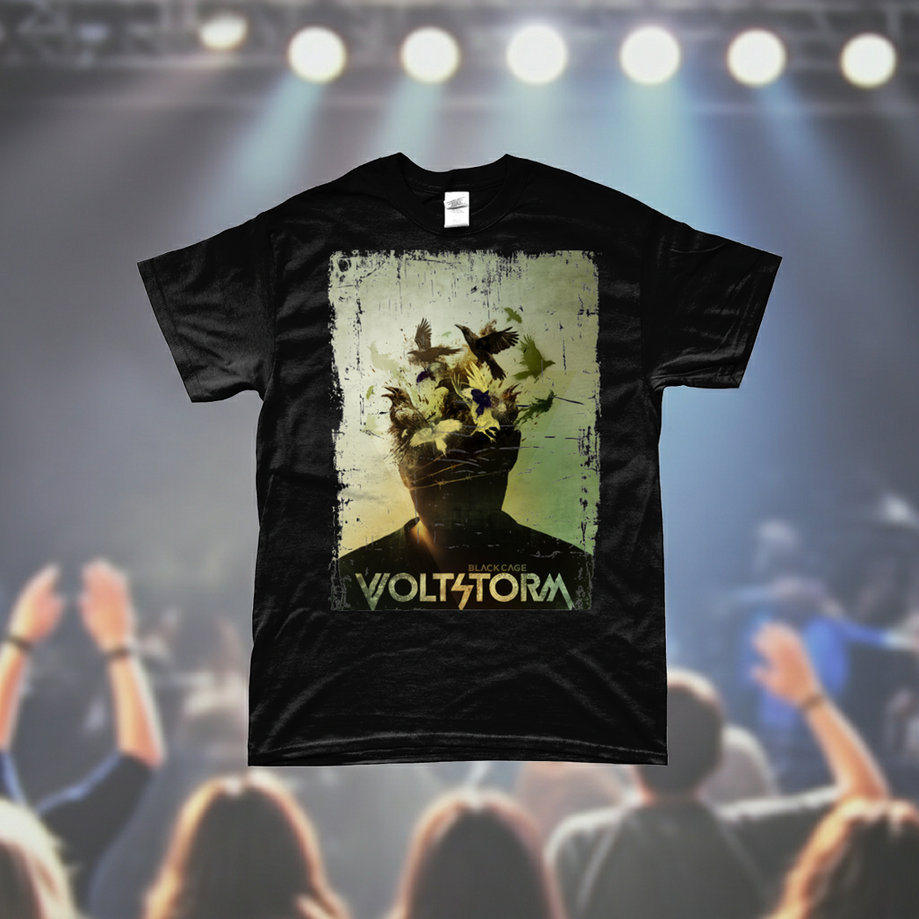 Voltstorm Black Cage Tee